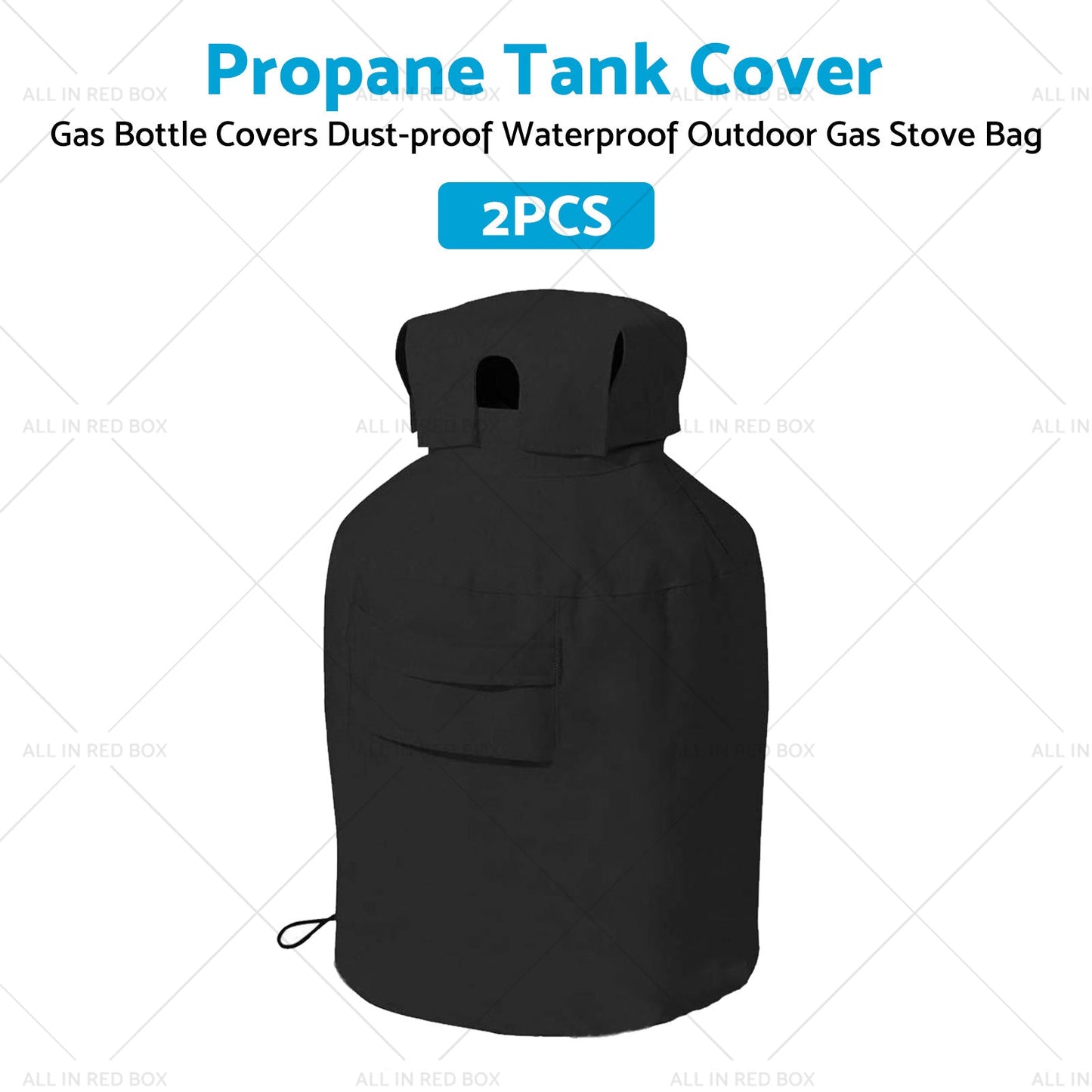 2PCS Propane Tank Cover Gas Bottle Covers Dust-proof Waterproof Gas Stove Bag-2