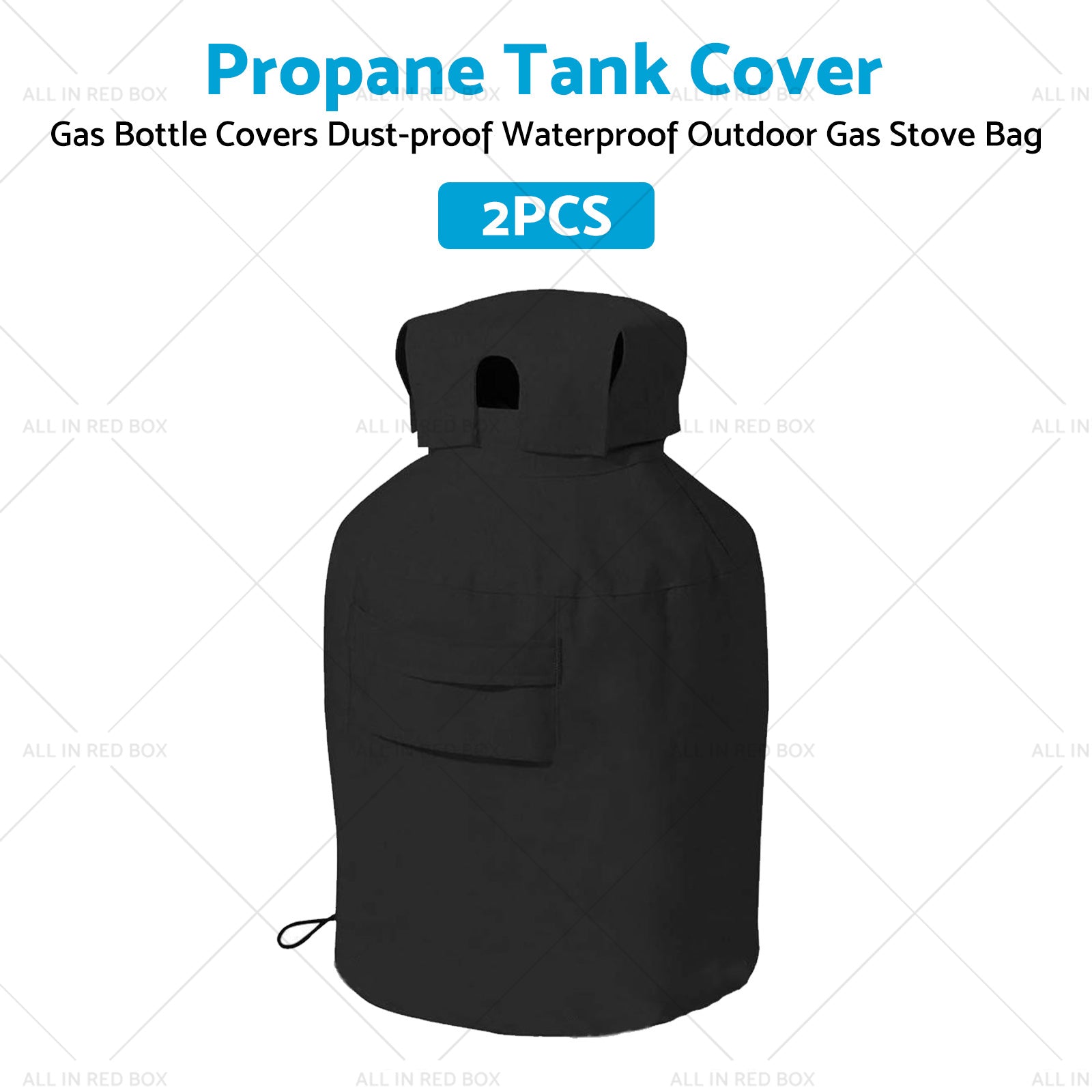 2PCS Propane Tank Cover Gas Bottle Covers Dust-proof Waterproof Gas Stove Bag-2
