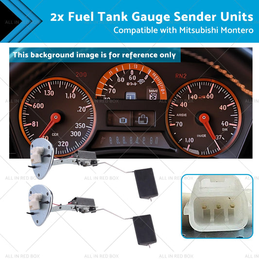 2x Fuel Tank Gauge Sender Units Suitable for Mitsubishi Montero Pajero V75 00-15-0