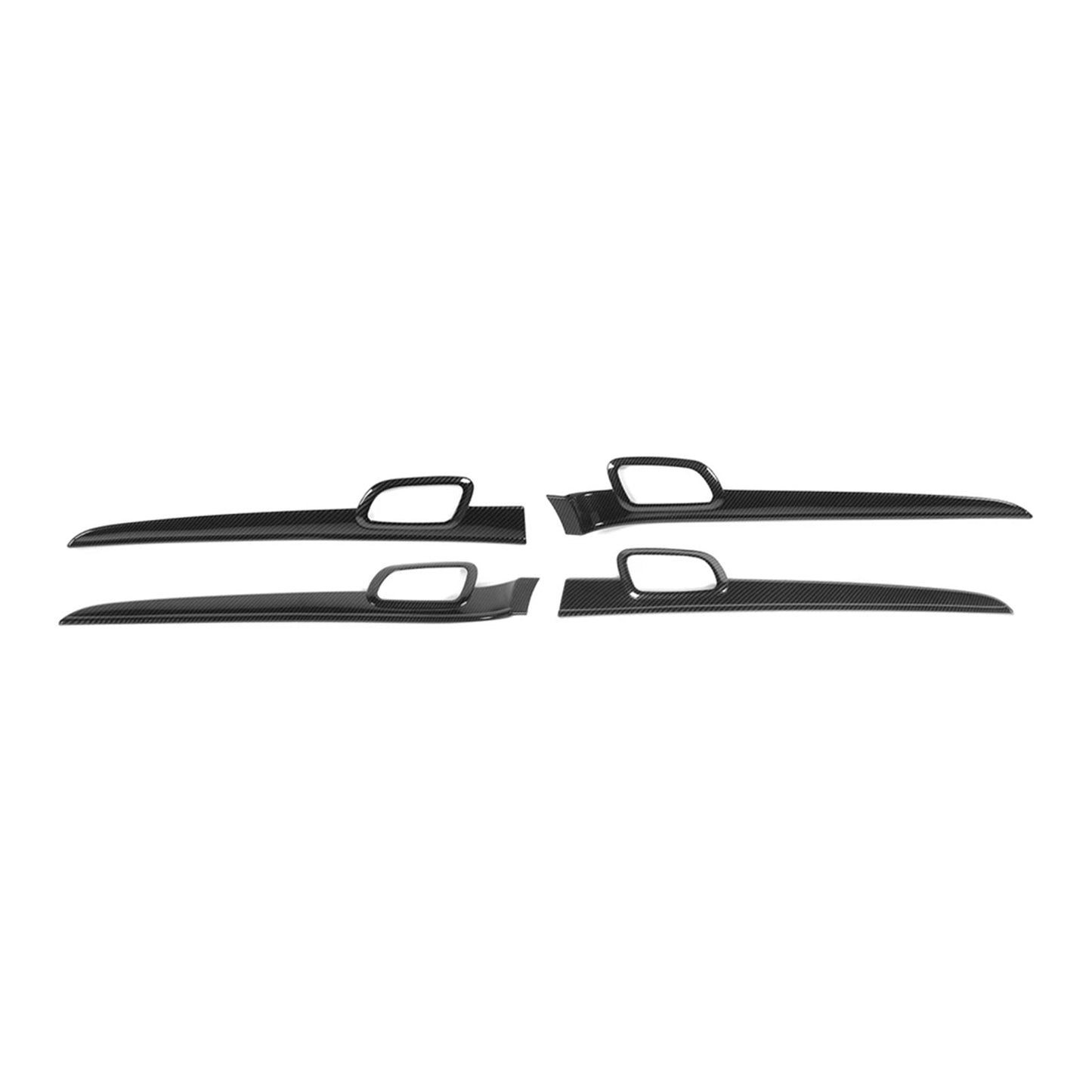 Carbon Fiber Door Handle Decor Cover Trim Strips Suitable For Jeep Grand Cherokee-1
