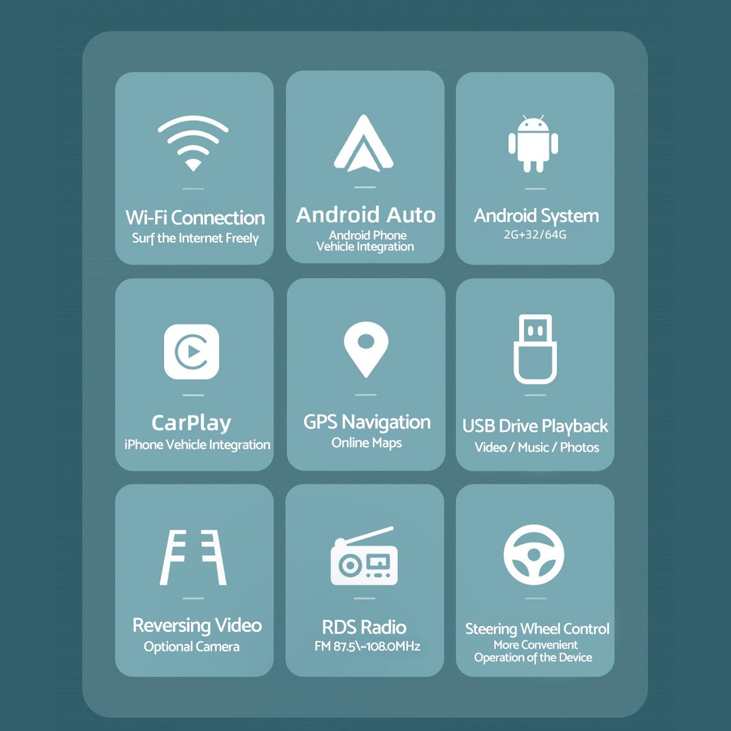 CarPlay  Head Unit Wireless Suitable For Nissan Micra 2007-2010 Android Navi+Cam-2