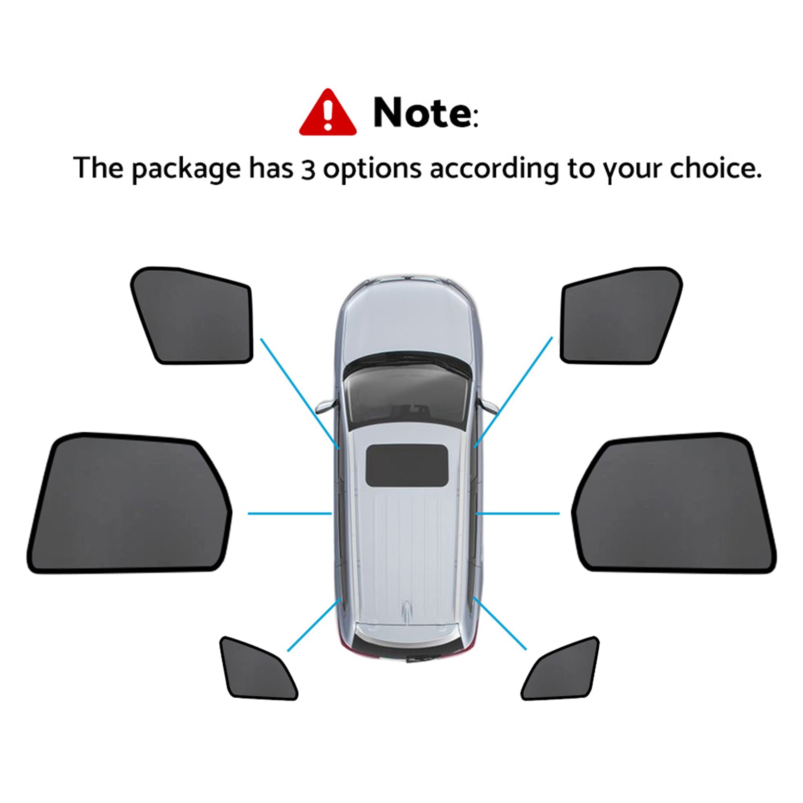 Magnetic Mesh Sun Blind Shades Suitable for Suitable for Volvo XC60 2017-2024-4