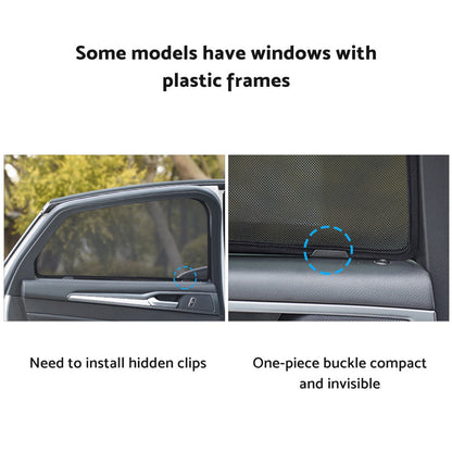 Rear&Triangular Magnetic Car Window Sun Shade Suitable for Mazda CX-3 15-Current-2