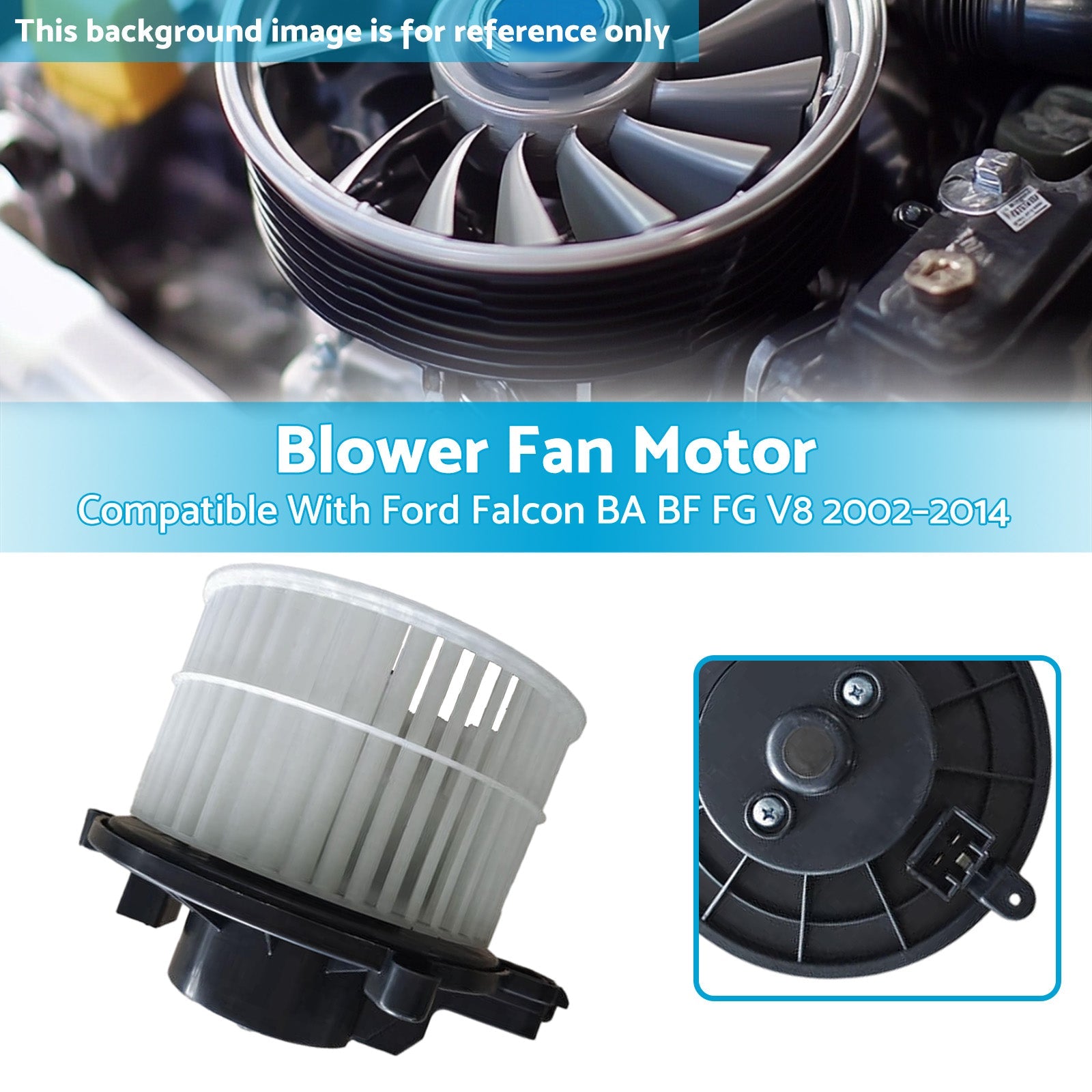 HVAC Blower Fan Motor Dashboard Suitable For Ford Falcon BA BF FG 6Cyl V8 02-14-2