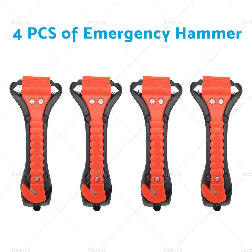 Car Emergency Hammer Window Glass Breaker Seat Belt Cutter Safety Escape Tool-7