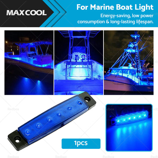 1x For 12V Marine Boat LED Deck Courtesy Lights Waterproof Stern Transom Light-0