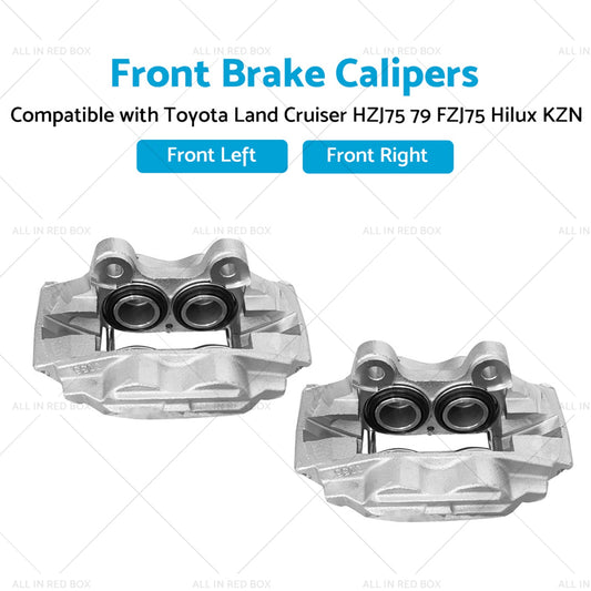 2x Front Brake Caliper Suitable For Toyota Land Cruiser HZJ75 79 FZJ75 Hilux KZN-1