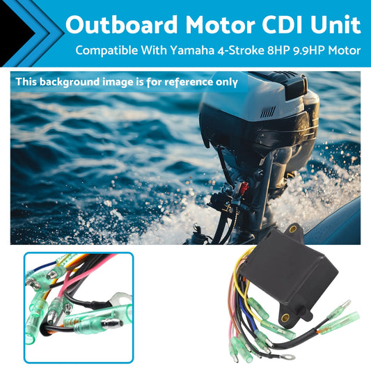 CDI Unit Suitable For Yamaha 4 Stroke 8HP 9.9HP Outboard Motor 68T-85540-00 Outboard Motor CDI Unit-0