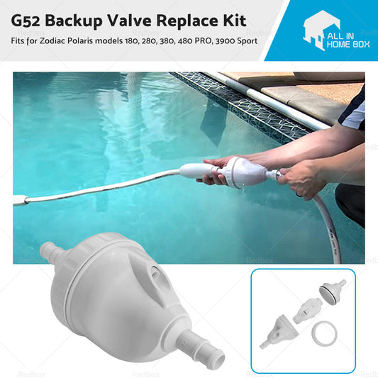 G52 Backup Valve Replace Kit For Polaris Pool Cleaner Parts 180 280 380 480 3900-0