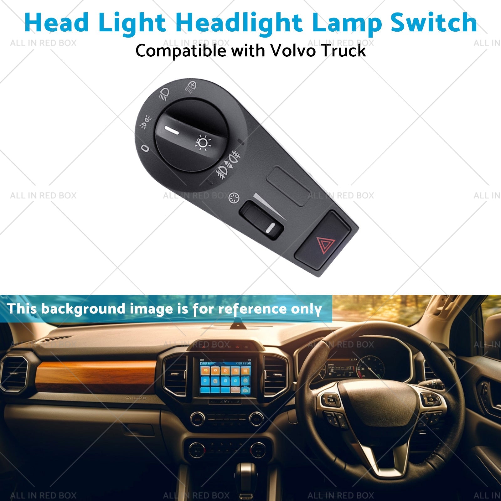 Head Light Headlight Lamp Switch Suitable for Front Volvo Truck FH12 FM VNL-4