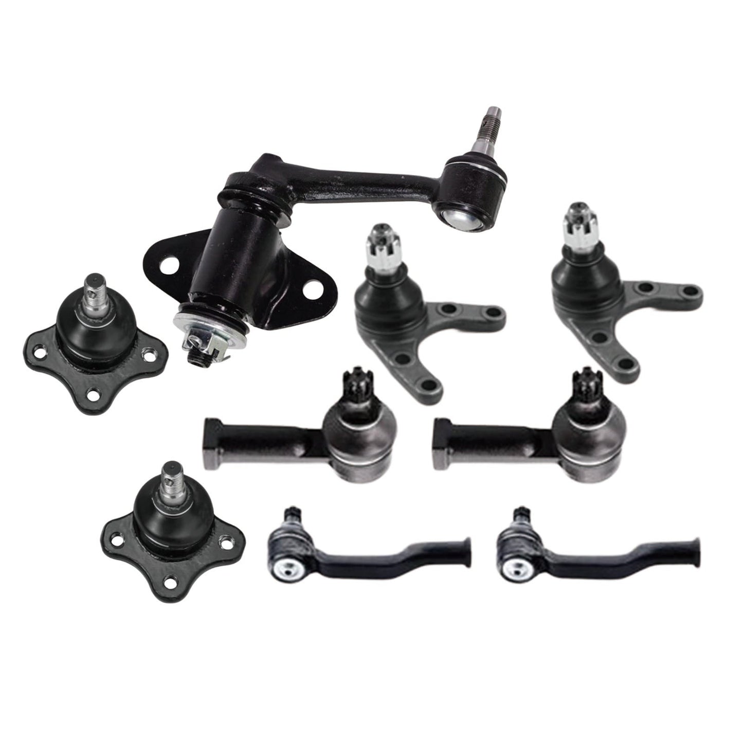 Ball Joint Tie Rod End Idler Pitman Arm Kit Suitable for Mazda B2600 UF 1989-98-0