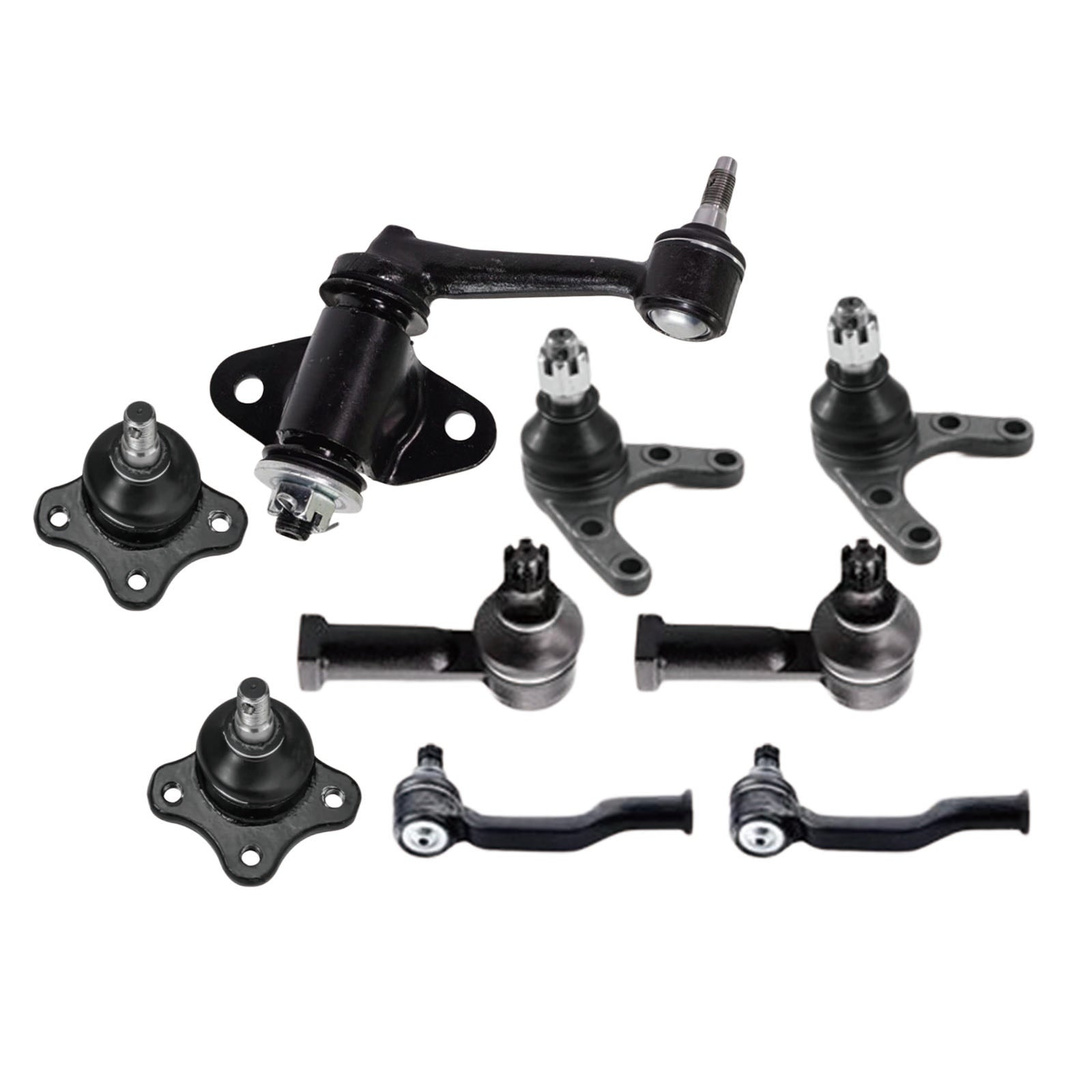 Ball Joint Tie Rod End Idler Pitman Arm Kit Suitable for Mazda B2600 UF 1989-98-0