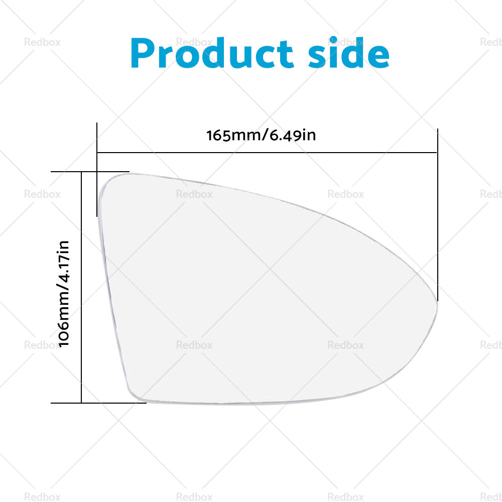 Suitable for VW GOLF MK7 MK7.5 13-18 Right Mirror Glass Heated Convex with Base-1