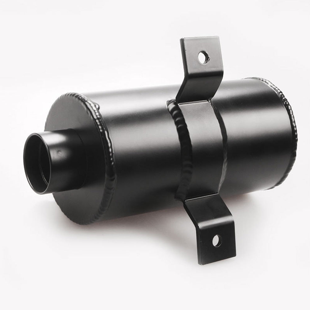 Aluminium Baffled Engine Oil Catch Can 0. 75L 2 Port AN10  3M Hose Fitting Kit-4