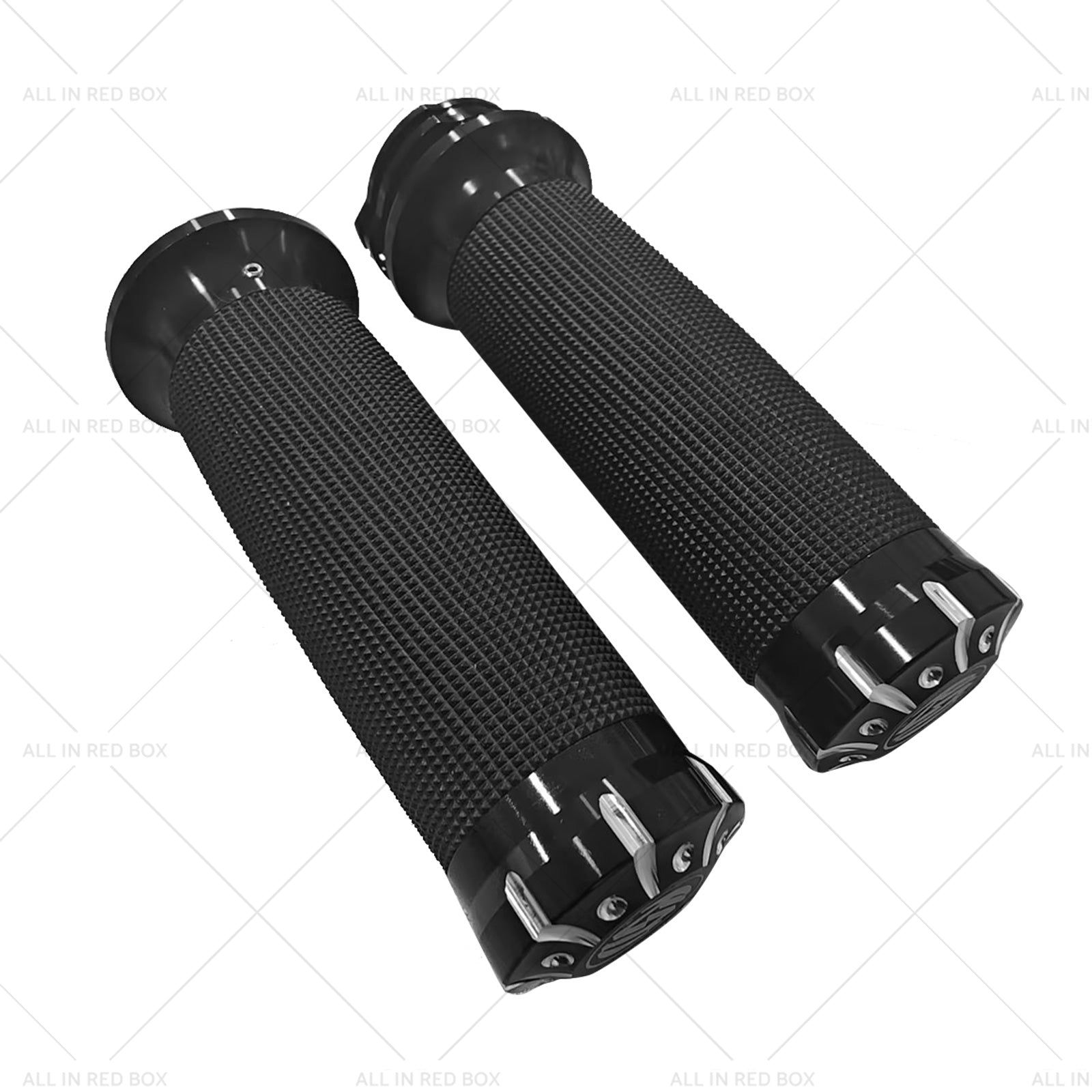2PCS Motorcycle Handle Bar 1 inch  Hand Grip Suitable for Harley Dyna Sportster-3