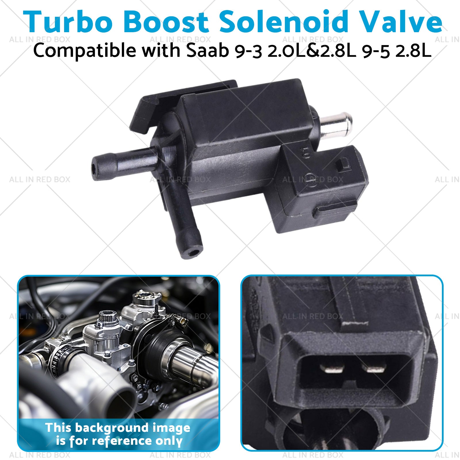 Turbo Boost Solenoid Valve Suitable for Saab 9-3 2. 0L and 2. 8L 9-5 2. 8L 728311040-3