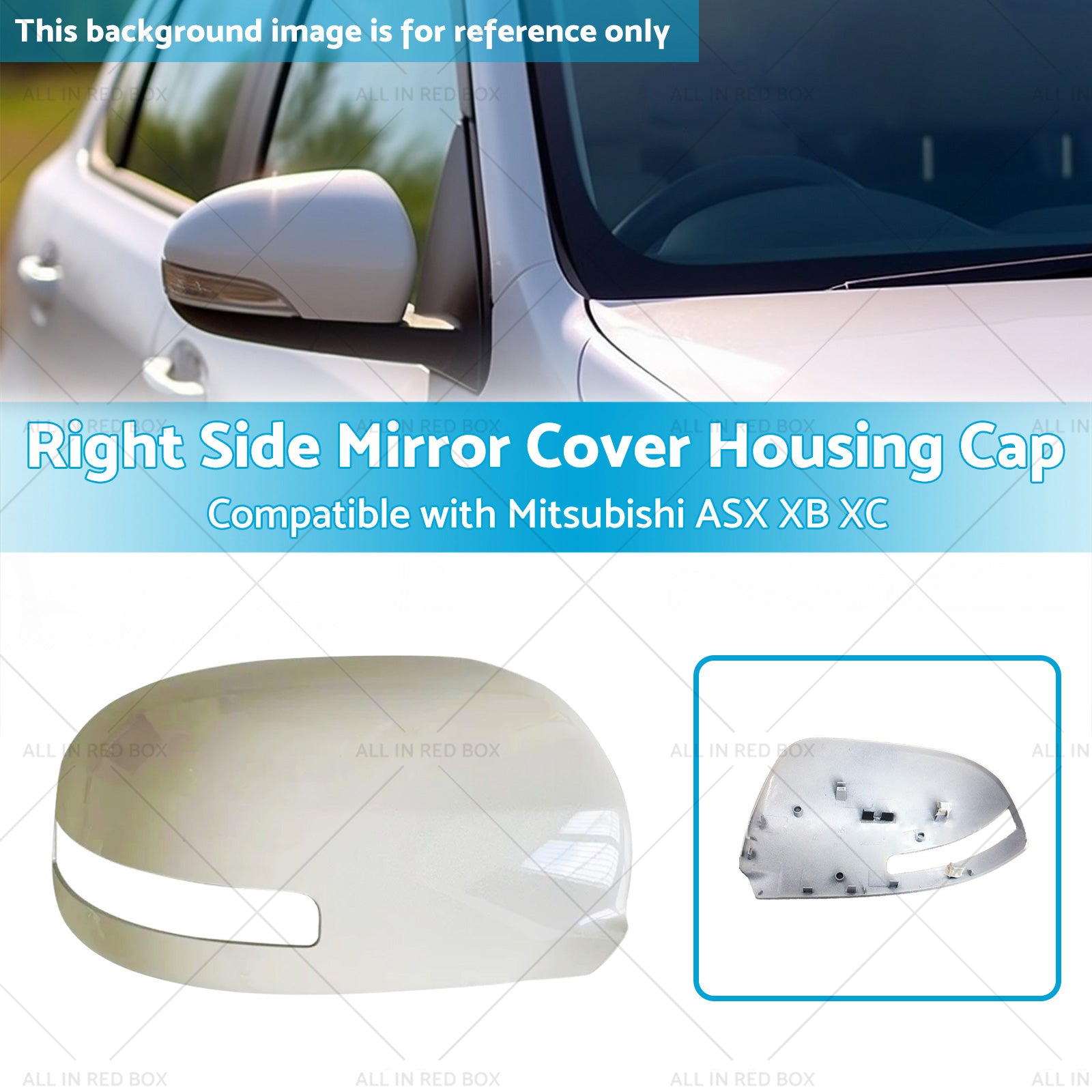 Right Side Mirror Cover Housing Cap Suitable for Mitsubishi ASX XB XC XD 12-20-1