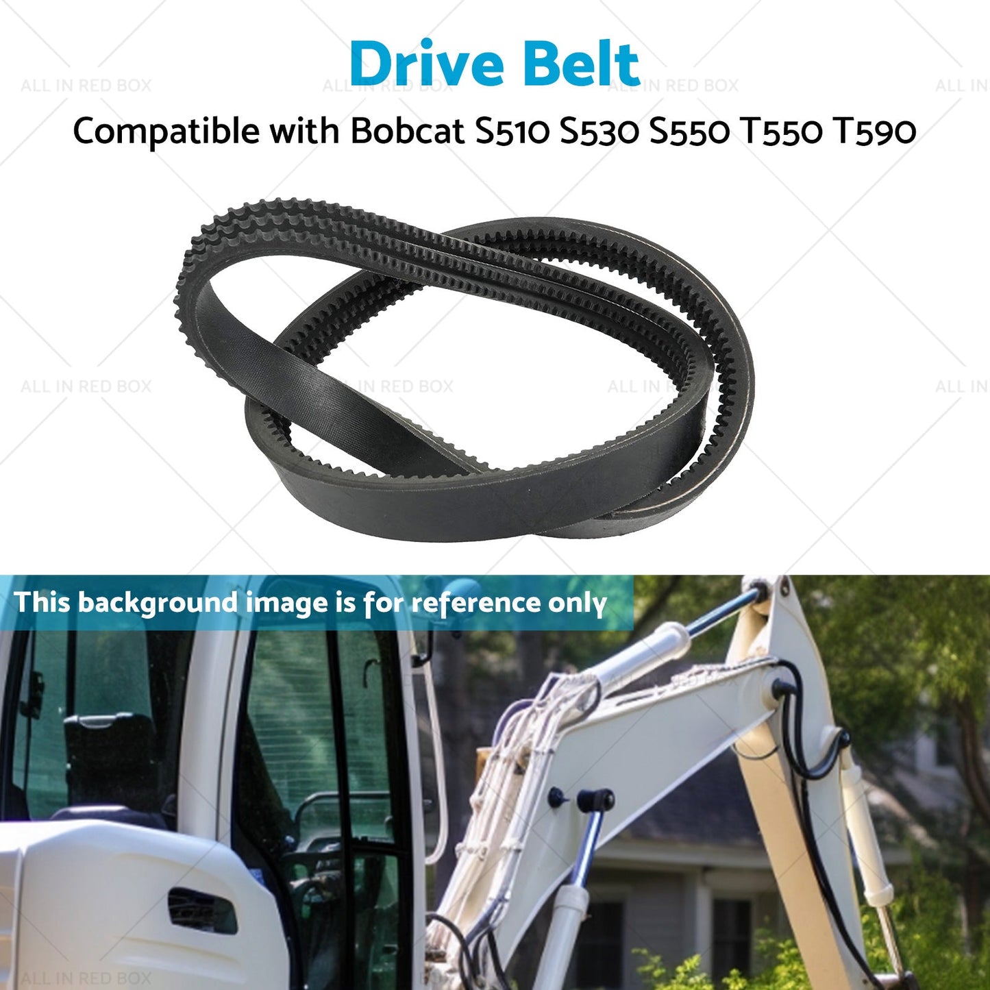 Hydraulic Pump Drive Belt 7146391 Suitable for Bobcat S510 S530 S550 T550 T590-4
