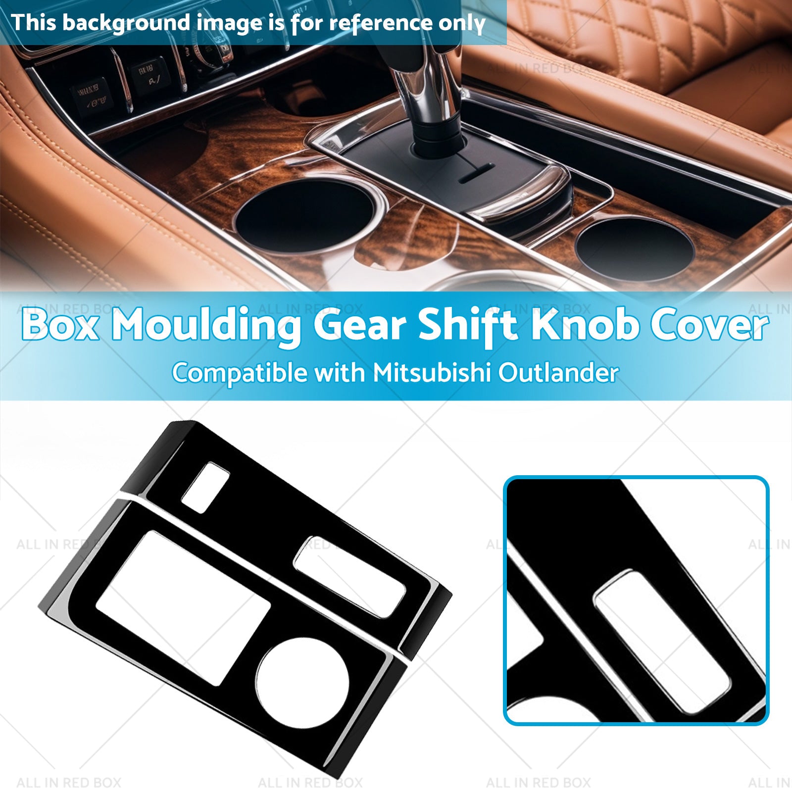 Box Moulding Gear Shift Knob Cover Suitable for 23 Mitsubishi Car Accessories-2