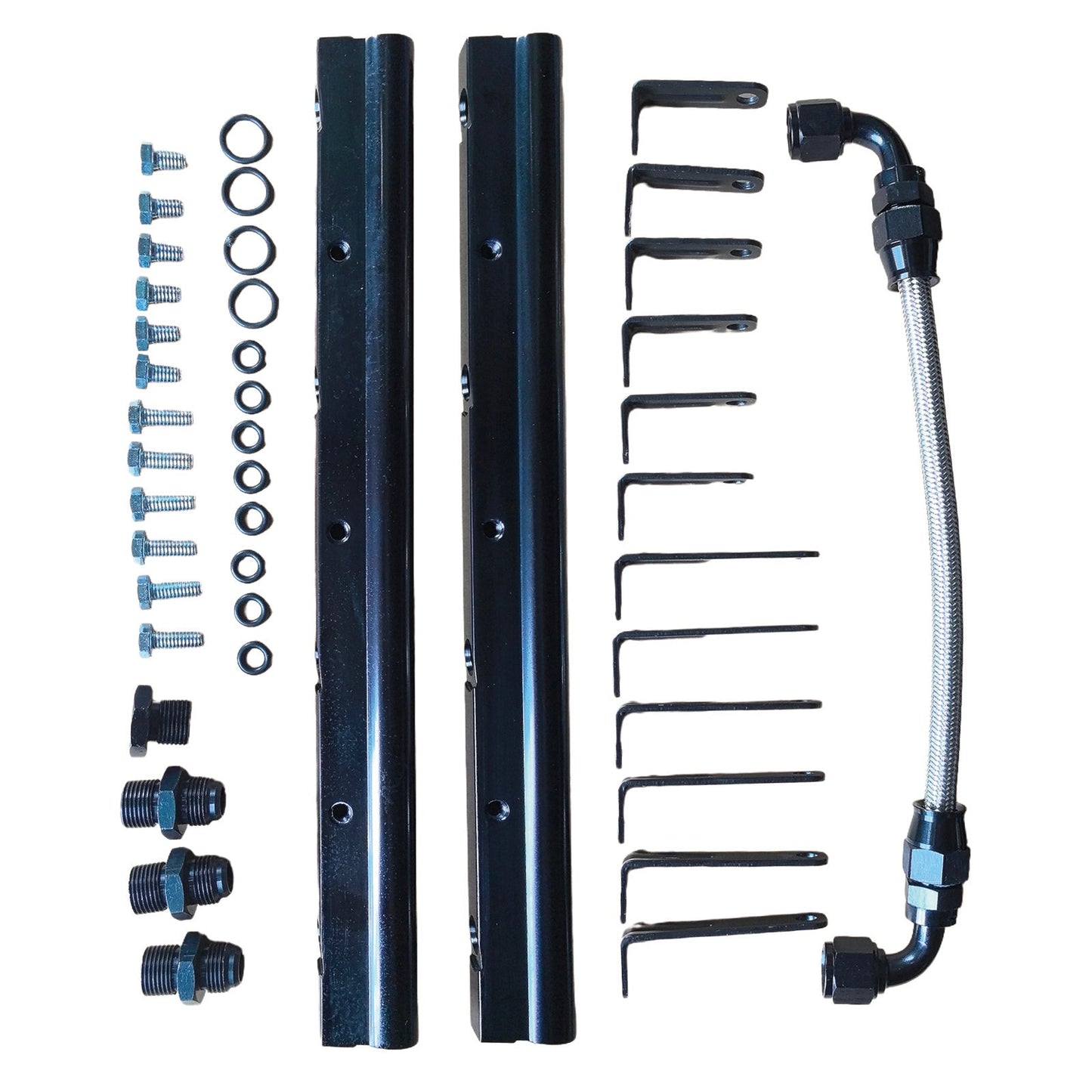 Intake Manifolds Fuel Rail Set Suitable for Chevy GM LS1 LS2 LS6 Engine-0
