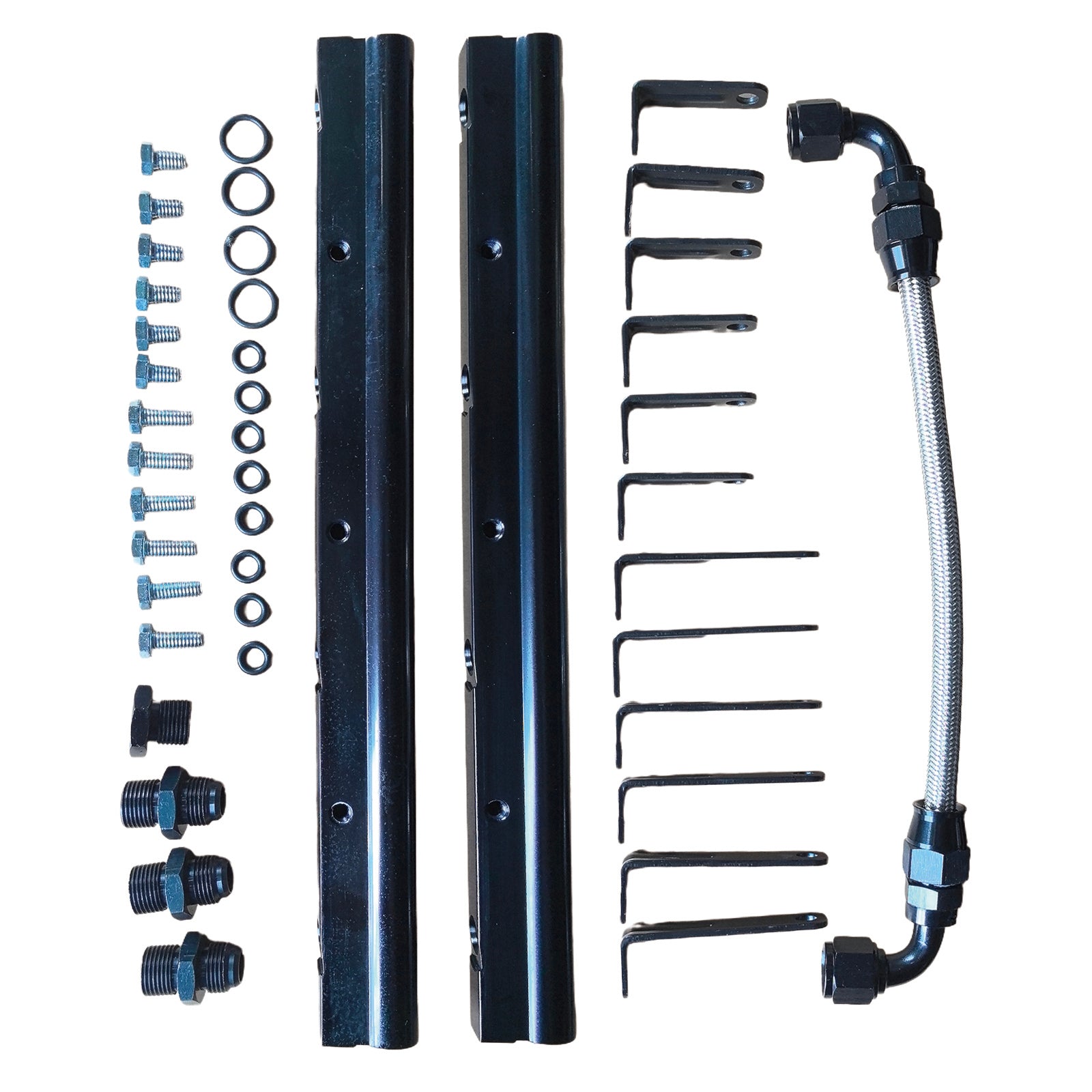 Intake Manifolds Fuel Rail Set Suitable for Chevy GM LS1 LS2 LS6 Engine-0