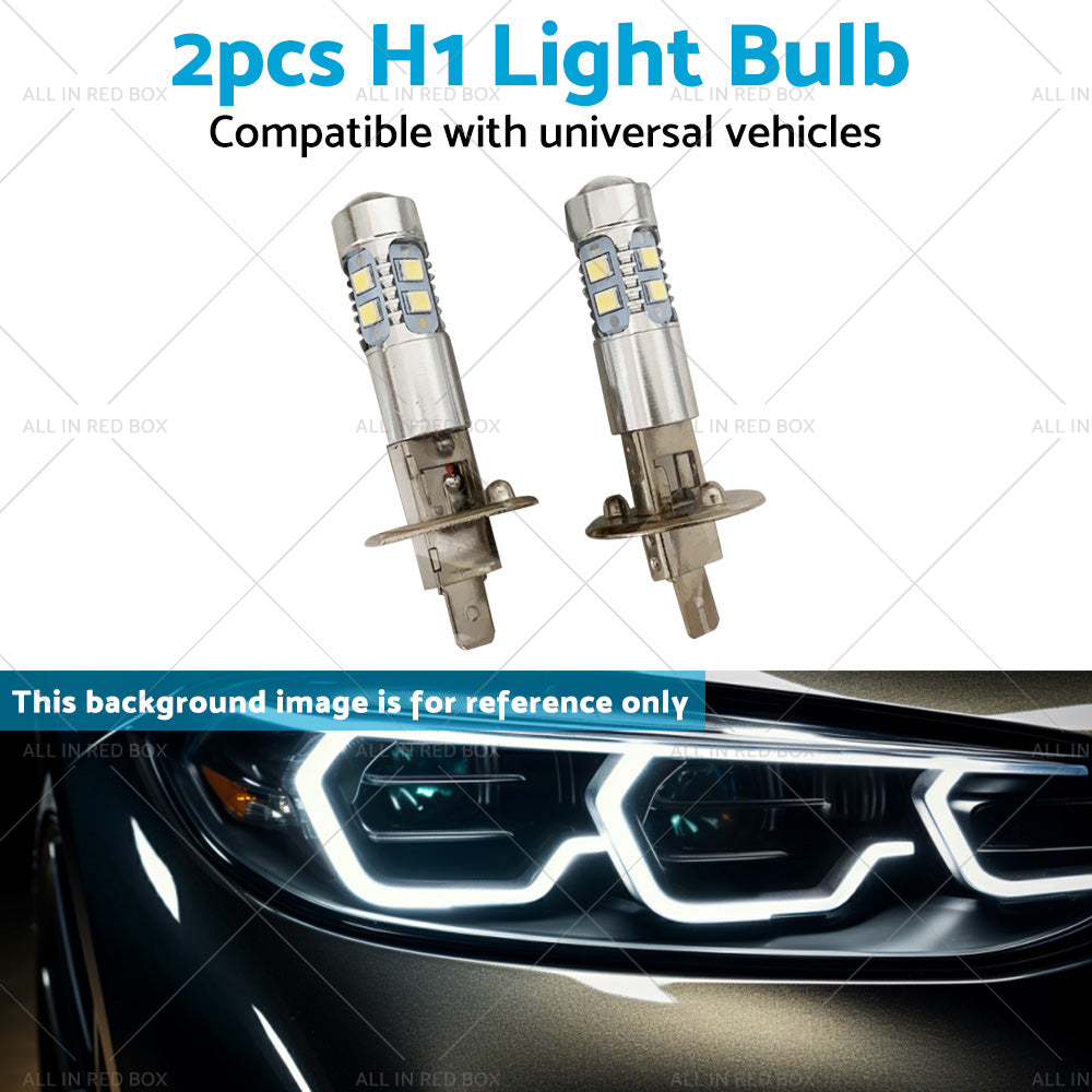 2PCS H1 LED Headlight Bulb CREE XBD Fog Driving Light Car UTE 4WD Lamp Globe-3