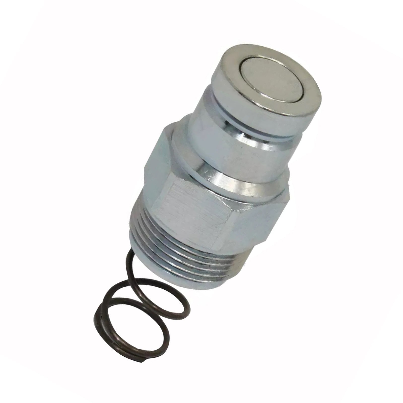 3/8in Hydraulic Male Drain Line Flat Face Quick Coupler Suitable For Bobcat 7246798-0