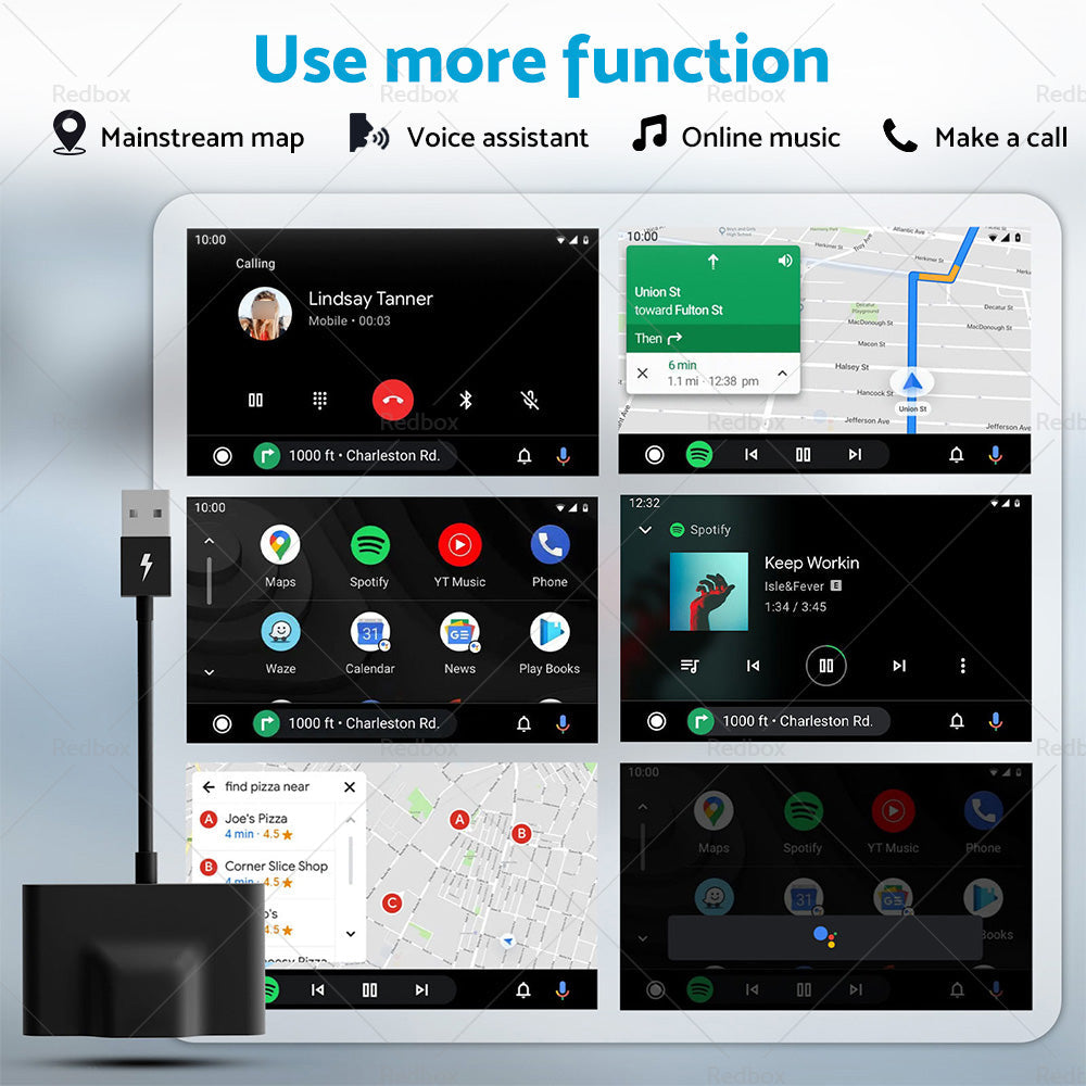 Auto Wireless Carplay Adapter Suitable For Android Most Vehicles with CarPlay-3