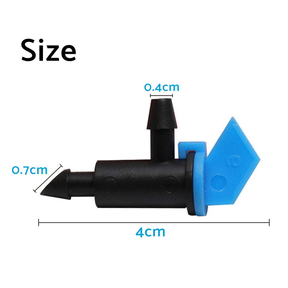 100PCS Drip Flag Emitter Flag Dripper for Garden Drip Irrigation Dropper 8L H-4