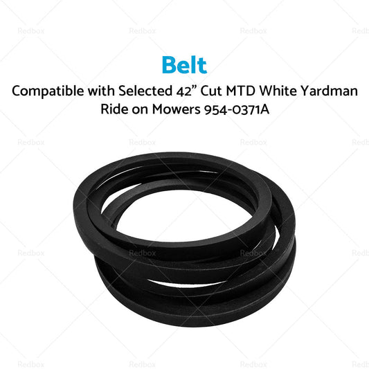 Belt Suitable For Selected 42inch Cut MTD White Yardman Ride on Mowers 954-0371A-1