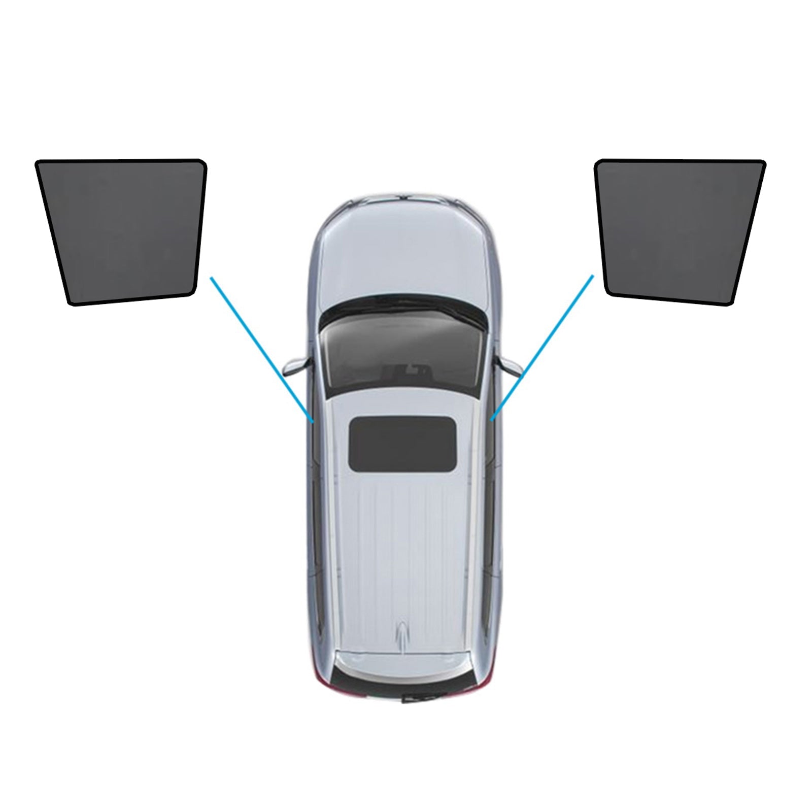 Car Window Sun Protection Blinds Suitable For Mitsubishi Pajero 2006-2022-4