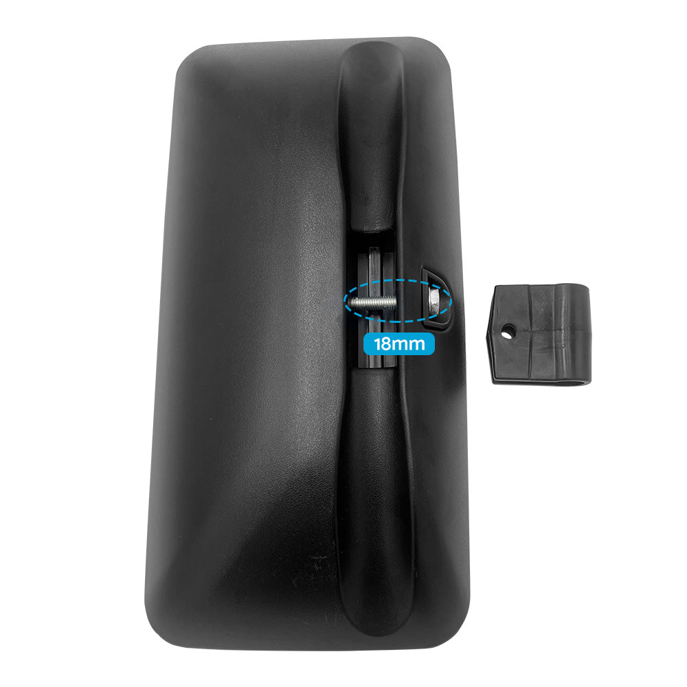 Truck Mirror Left Hand 340mm x 165mm Suitable For Mitsubishi Canter Fuso FE7 FE8 2005–2011-2