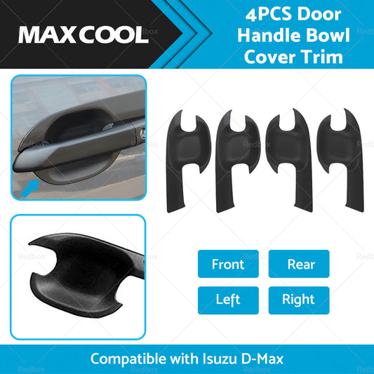 Matte Black Exterior Door Handle Cover Trim Suitable For Isuzu D-Max Dmax 21-22-1
