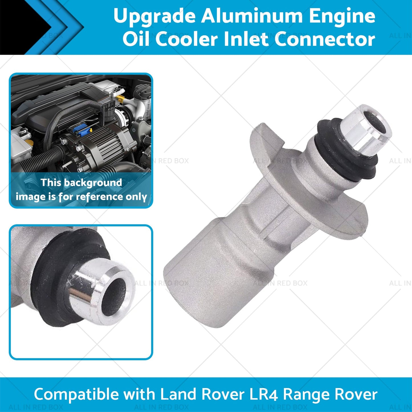 Aluminum Engine Oil Cooler Pipe Suitable for Land Rover LR4 Range Rover Sport-1