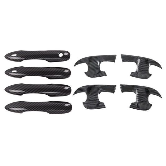 Carbon Fiber Door Handle Cover  and  Bowl Cup Surround Kit Suitable For Toyota Camry-0