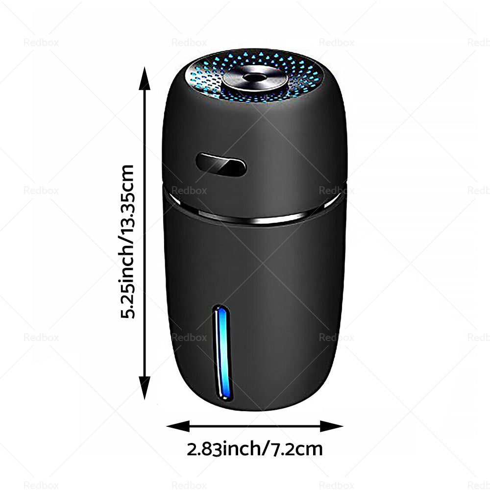 USB Car Air Purifier Diffuser Aroma Humidifier Mist Led Night Light Home-4