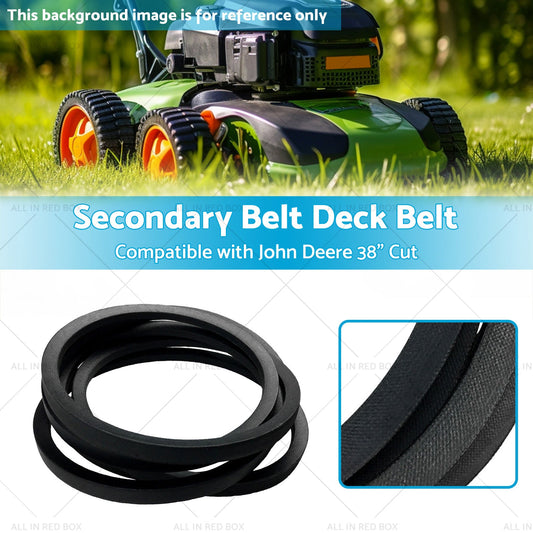 Secondary Belt Deck Belt Suitable for John Deere 38inch Cut Lx188 Lx172 M82462-1