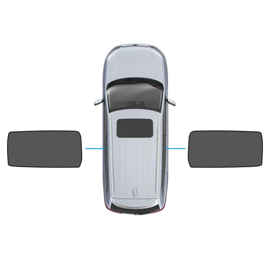 2x Rear Port Window Magnetic Mesh Sunshades Suitable for Kia Carnival YP Series-0