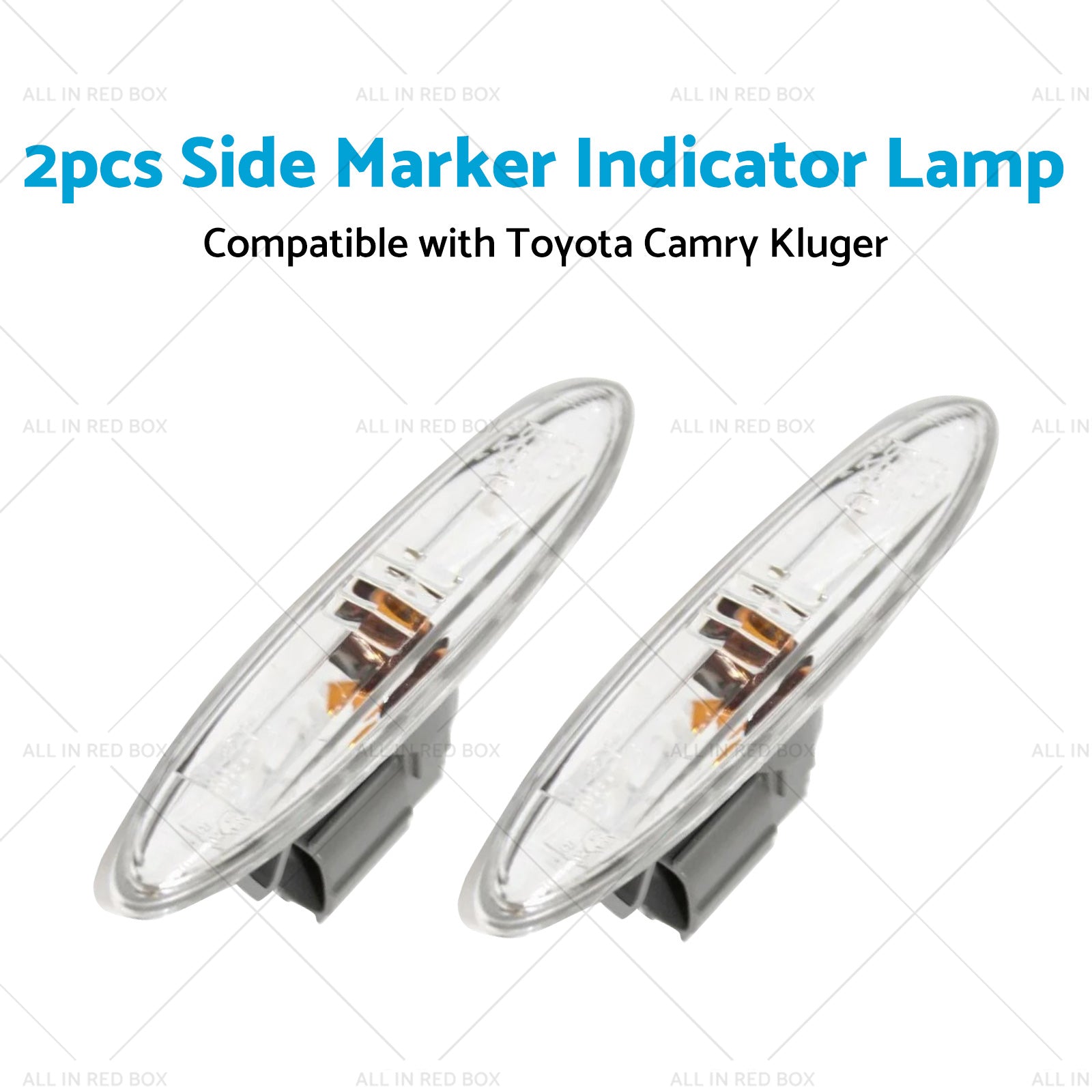 2x Turn Signal Side Marker Indicator Lamp Suitable for Camry 06-11 Kluger 07-14-3