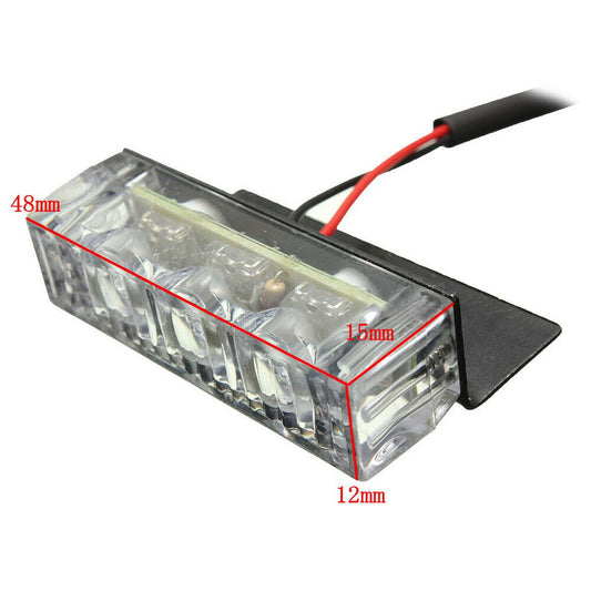 18 LED Red or Blue 12V Car Strobe Flash Light Dash Urgency Flashing Lamp-1
