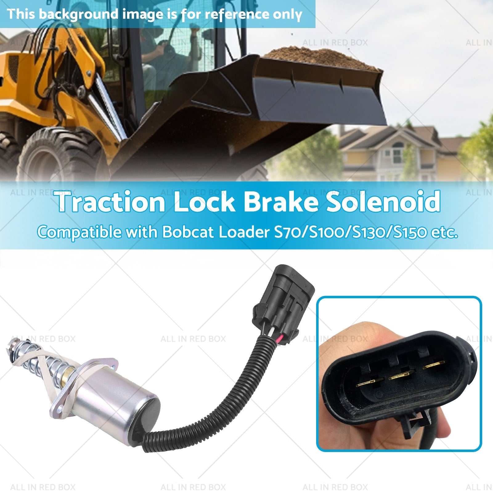 Fuel Shut Off Solenoid Suitable for Bobcat 743 751 753 763 773 6681513 6667993-2