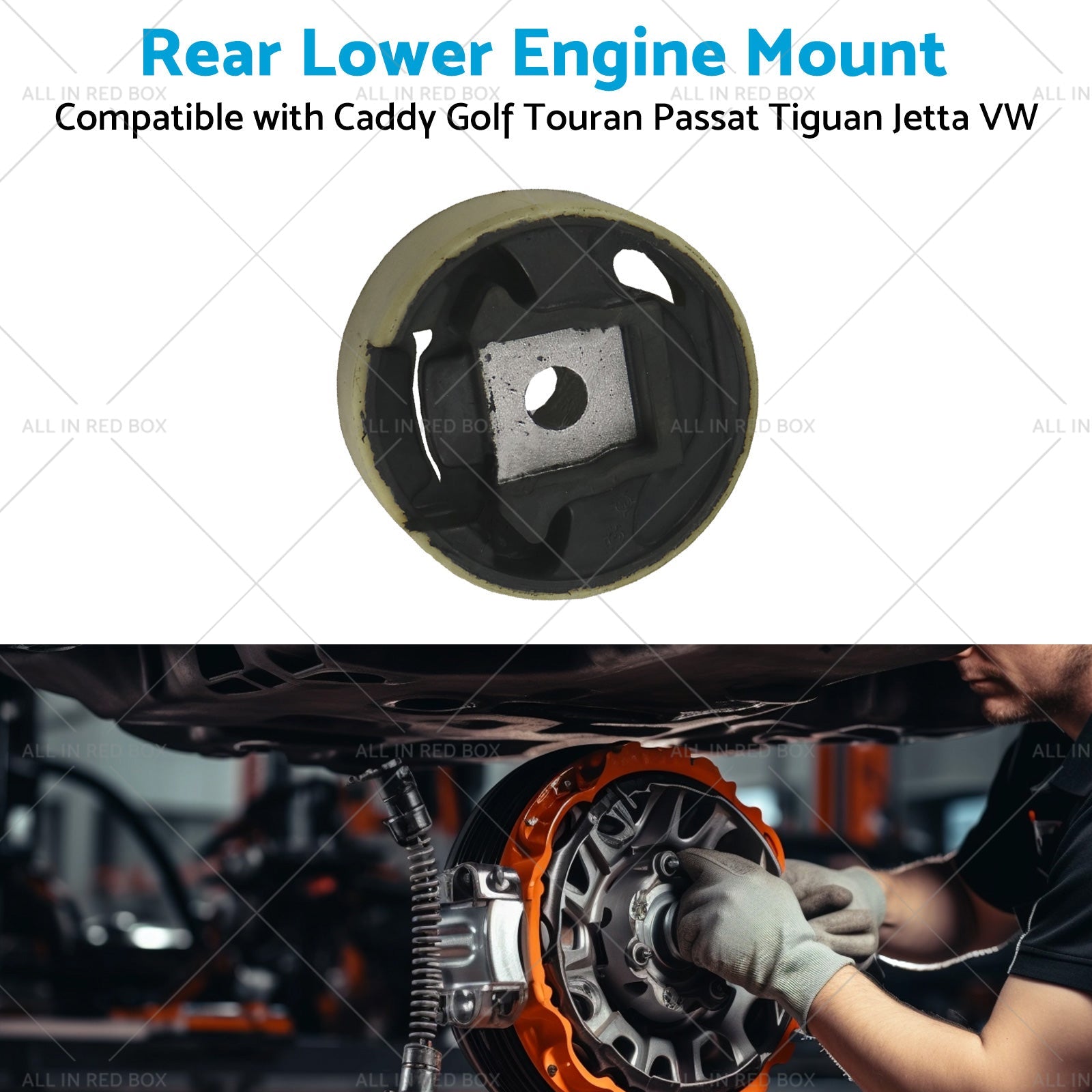 Rear Lower Engine Mount Suitable For Caddy Golf Touran Passat Tiguan Jetta VW-3