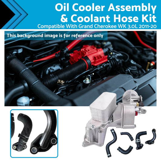 Complete Oil Cooler Assembly Suitable For Jeep WK2 3.0L EcoDiesel 68269916AB-0