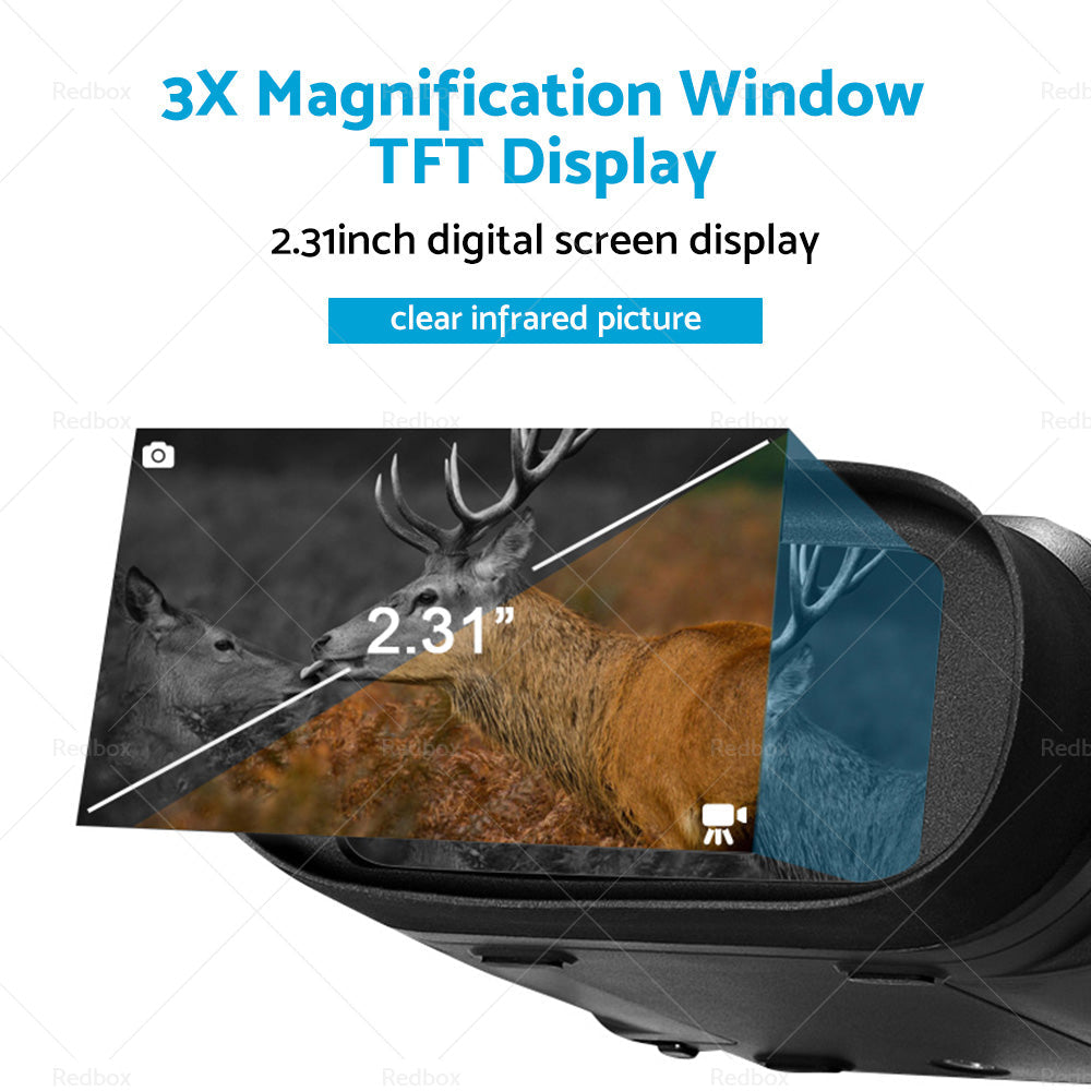 IR Night Vision Binoculars Device Infrared Digital Hunting Photo Video Telescope-3