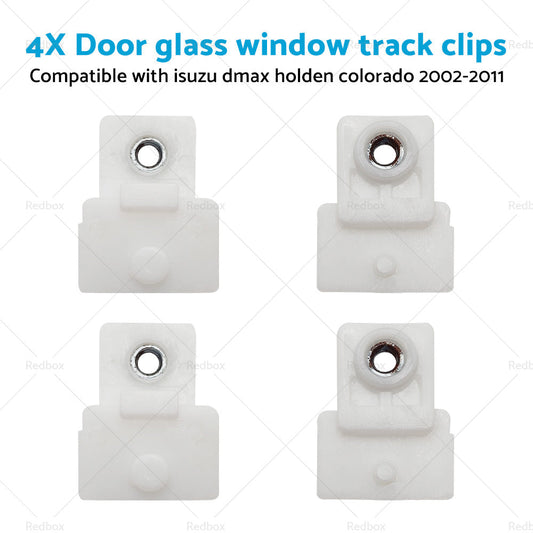 4x Door Window Glass Track Clip LR for Isuzu D-Max Holden Colorado Rodeo 02-19-1