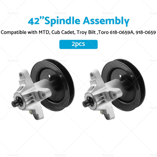 2x42''Spindle Assy Suitable For MTD, Cub Cadet,Troy Bilt,Toro 918-0659,618-0659A-1