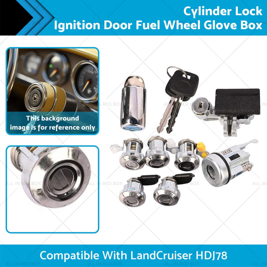 Cylinder Lock Ignition Door Fuel Wheel Glove Box Suitable For LandCruiser HDJ78-1