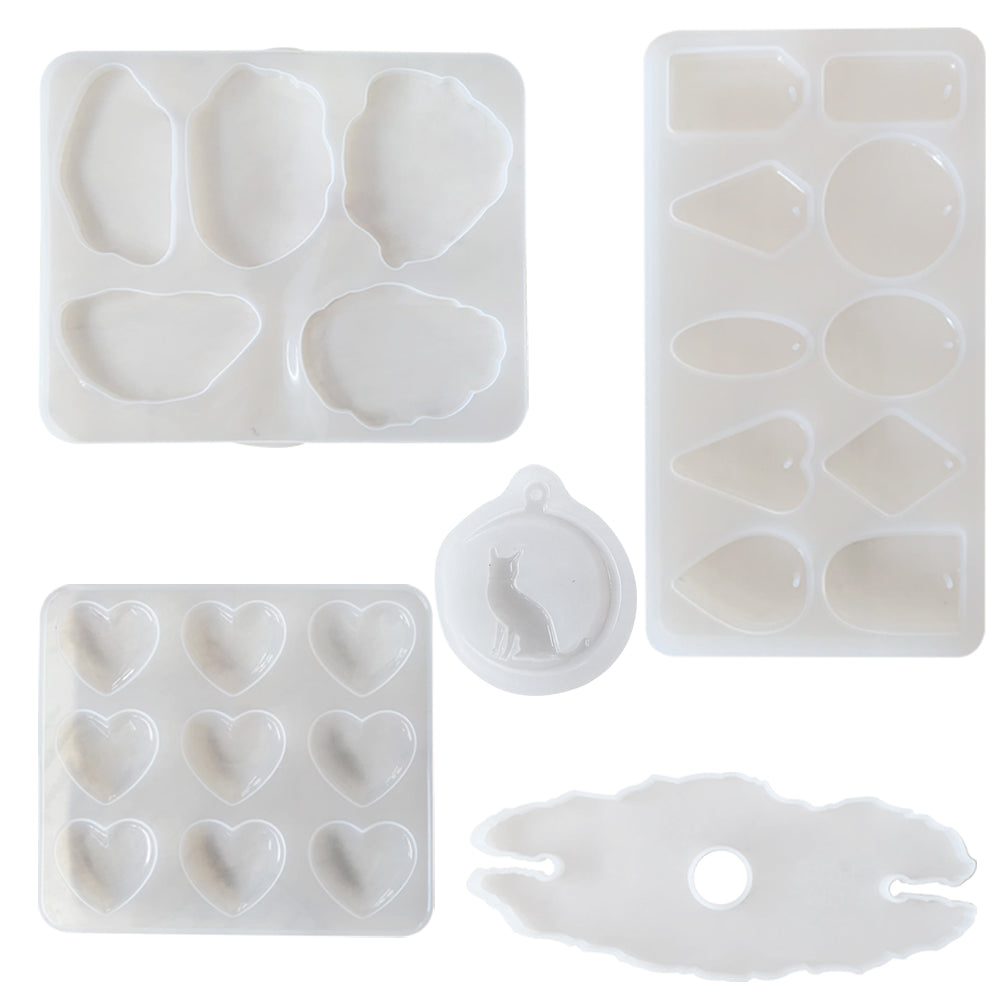 Snowflake Silicone Pendant Mold Making Jewelry Resin Necklace Mould Craft DIY 3D-34