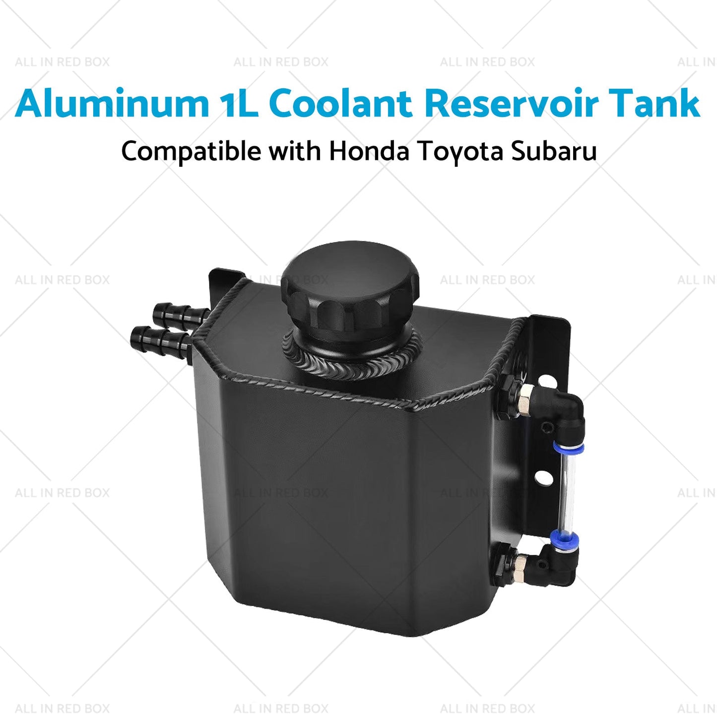 1L Aluminum Coolant Reservoir Tank Coolant Overflow Bottle Recovery Water Tank-3