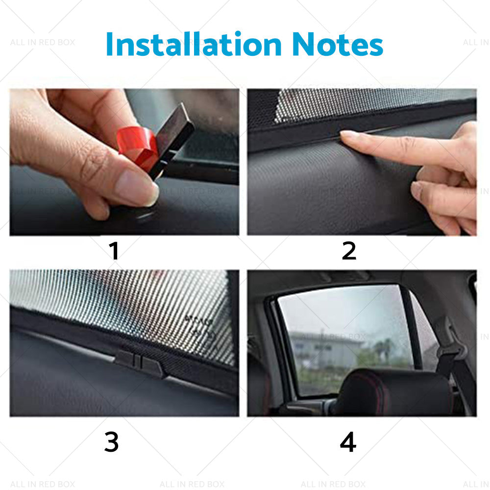 Car Window Sun Shades Suitable for LDV D90 2017-2023 Rear Magnetic Blind Mesh-4